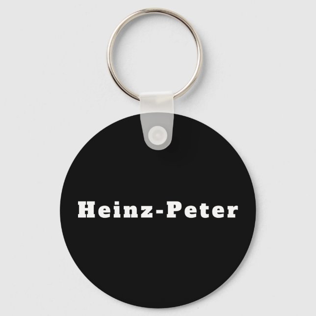 Schlüsselanhänger mit Namen Heinz-Peter Nyckelring (Framsida)