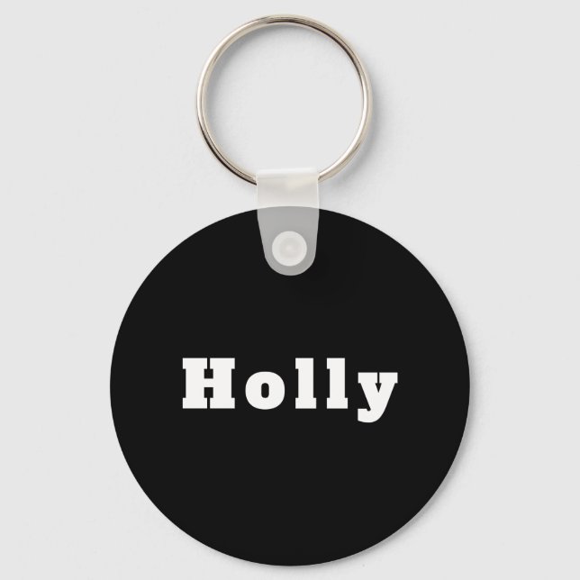 Schlüsselanhänger mit Namen Holly Nyckelring (Framsida)