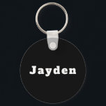 Schlüsselanhänger mit Namen Jayden Nyckelring<br><div class="desc">Schlüsselanhänger mit Namen Jayden</div>