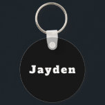 Schlüsselanhänger mit Namen Jayden Nyckelring<br><div class="desc">Schlüsselanhänger mit Namen Jayden</div>