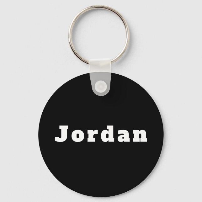 Schlüsselanhänger mit Namen Jordan Nyckelring (Framsida)