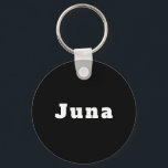 Schlüsselanhänger mit Namen Juna Nyckelring<br><div class="desc">Schlüsselanhänger mit Namen Juna</div>