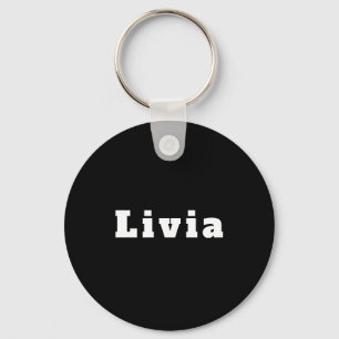 Schlüsselanhänger mit Namen Livia Nyckelring