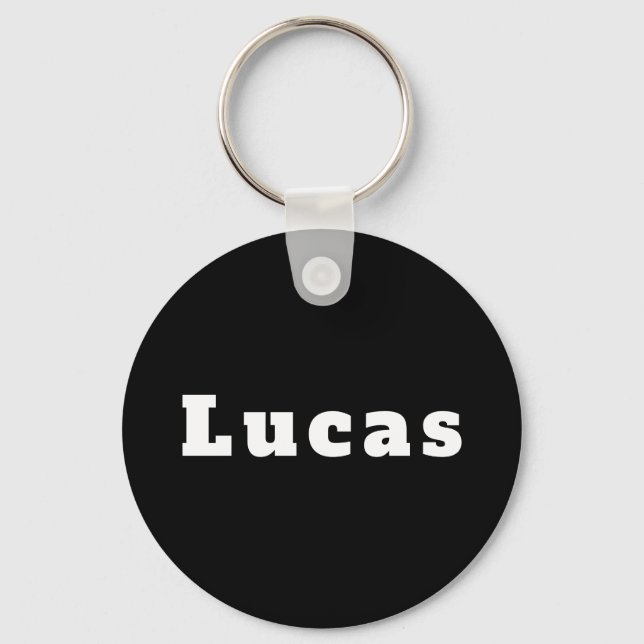 Schlüsselanhänger mit Namen Lucas Nyckelring (Framsida)
