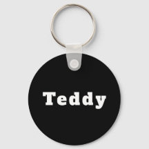 Schlüsselanhänger mit Namen Teddy