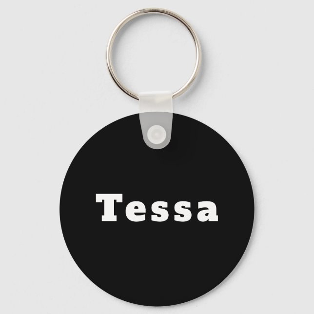 Schlüsselanhänger mit Namen Tessa Nyckelring (Framsida)