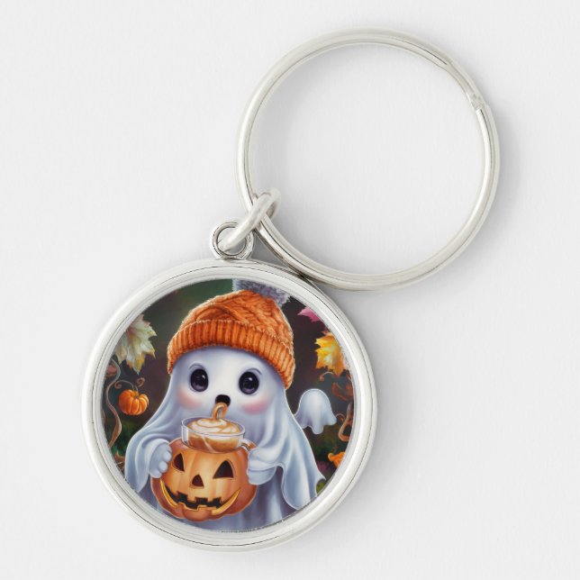 Schlüsselanhänger Rund Silverfärgad Nyckelring (Framsidan)