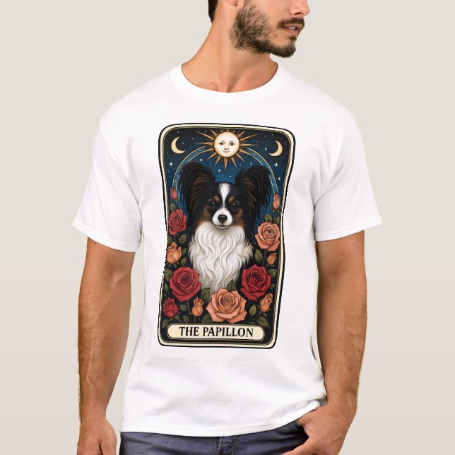 Schmetterlingshund T Shirt (Framsida)