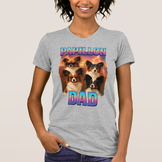 Schmetterlingshund T Shirt (Framsida)
