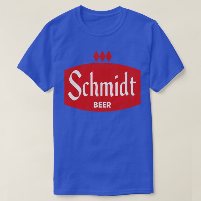 Schmidt Beer Retro Defunct Brewing T Shirt (Design framsida)