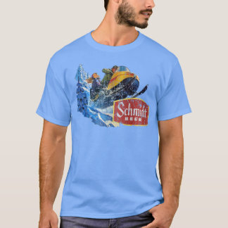 Schmidt Beer Snowmobile T Shirt