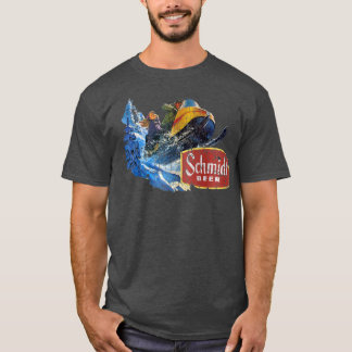 Schmidt Beer Snowmobile T Shirt