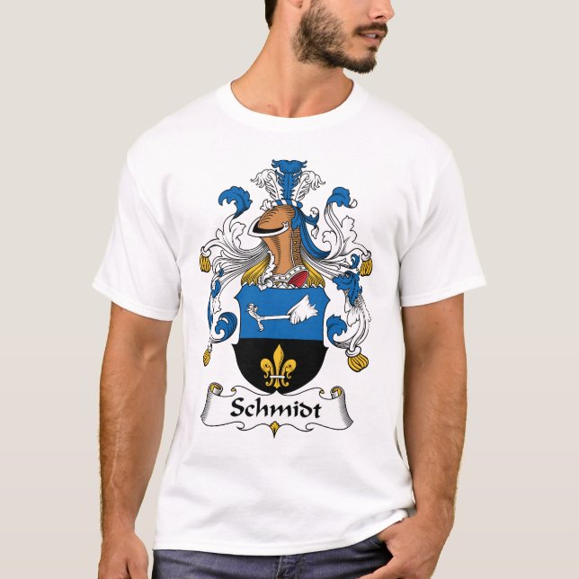Schmidt familjvapensköld tee shirt (Framsida)