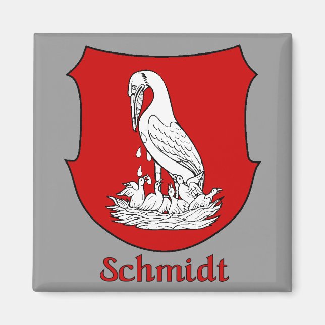 Schmidt Family Shield Magnet (Framsidan)