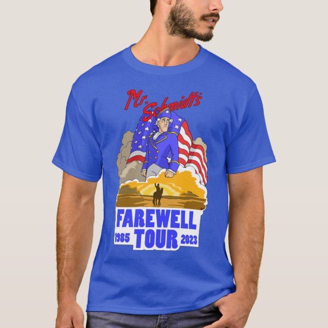 Schmidt Farewellour funny T Shirt (Framsida)