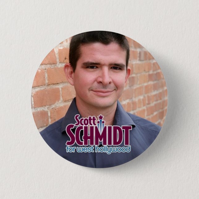 Schmidt för det västra Hollywood fotoet knäppas Knapp (Framsida)