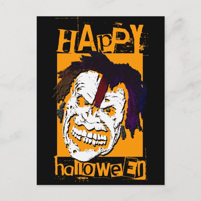 Schmil! : HAPPY HALLOWEEN Vykort (Framsida)
