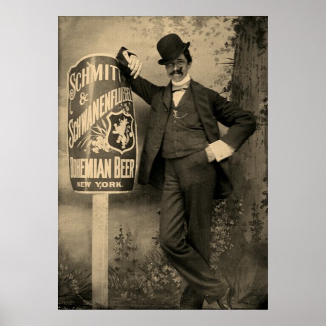 Schmitt & Schwanenfluegel Brewery Vintage Poster (Framsidan)