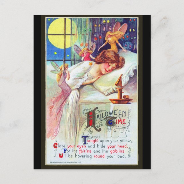 Schmucker: Halloween Time Vykort (Framsida)