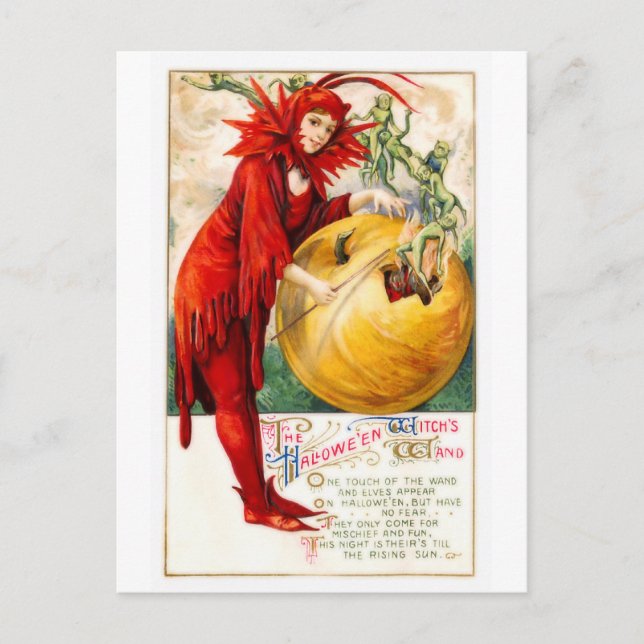 Schmucker: Trollspöet Witch Vykort (Framsida)