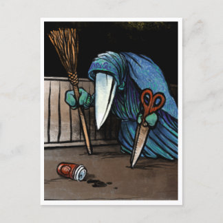 Schnabelperchten - Taloky Yule-kritiker Vykort