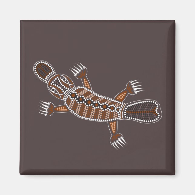 Schnabeltier oder Platypus Magnet (Framsidan)