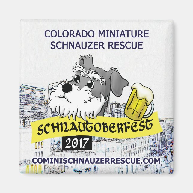 Schnautoberfest 2017 - Magnet (Framsidan)