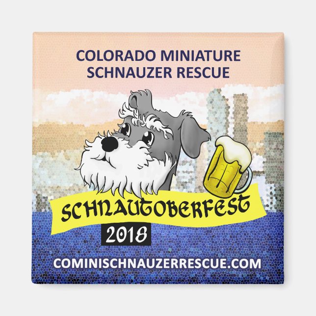 Schnautoberfest 2018 magnet (Framsidan)