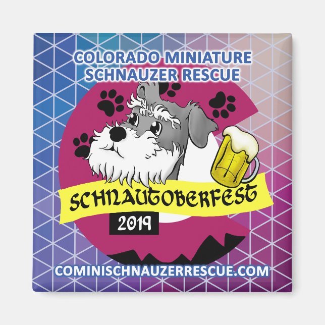 Schnautoberfest 2019 magnet (Framsidan)