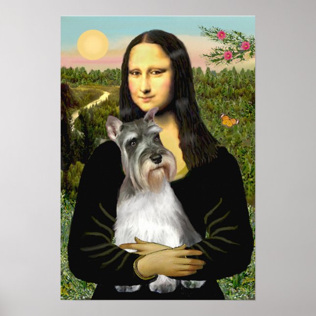 Schnauzer 11N - Mona Lisa Poster (Framsidan)