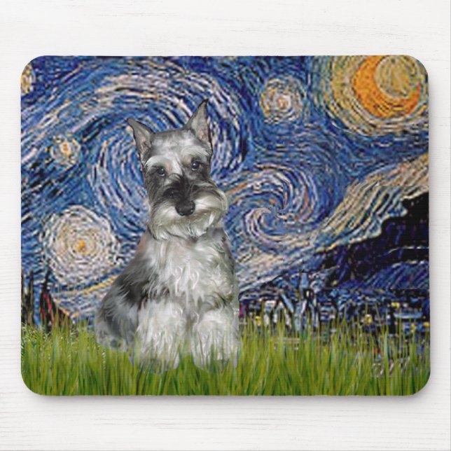 Schnauzer 1 - Stjärnkväll Musmatta (Framsidan)