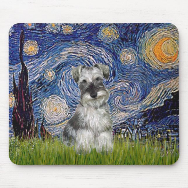 Schnauzer 1N - Starry Night Musmatta (Framsidan)