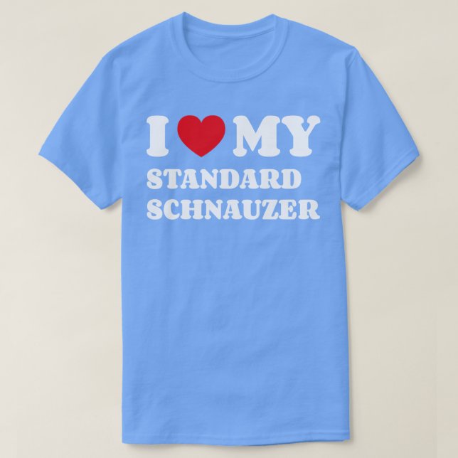 Schnauzer 2 t shirt (Design framsida)