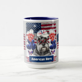 Schnauzer American Hero Coffee Mugg