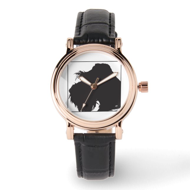 Schnauzer Armbandsur (Framsida)