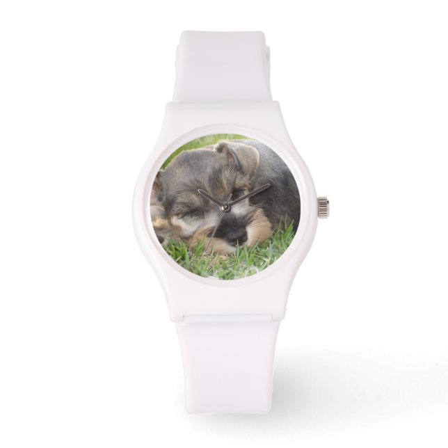 Schnauzer Armbandsur (Framsida)