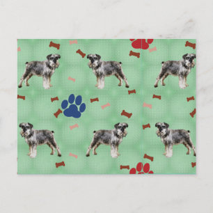 Schnauzer Art Vykort