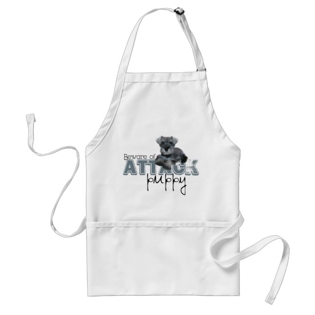 Schnauzer Attack Apron Förkläde (Framsidan)
