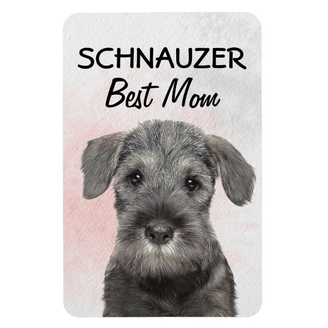 Schnauzer Best Mamma Magnet (Vertikal)