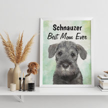 Schnauzer Best Mamma Poster