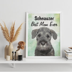 Schnauzer Best Mamma Poster