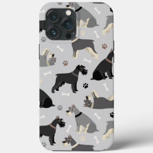 Schnauzer Bones och Tass Fodral-Mate iphone case