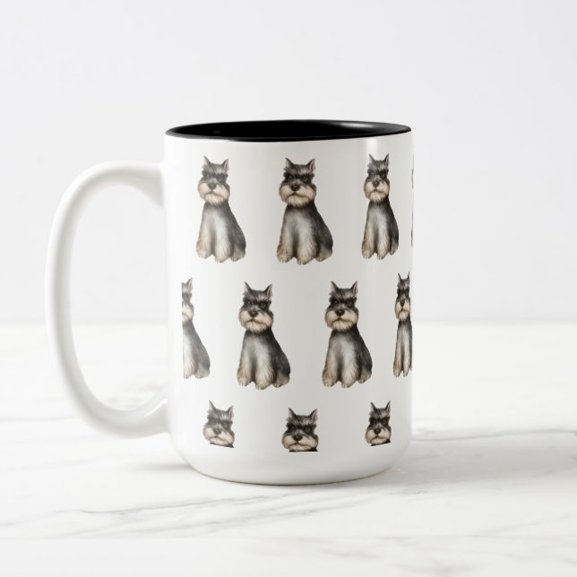 Schnauzer Coffee Mugg (Vänster)