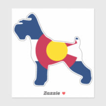 Schnauzer Colorado Flagga