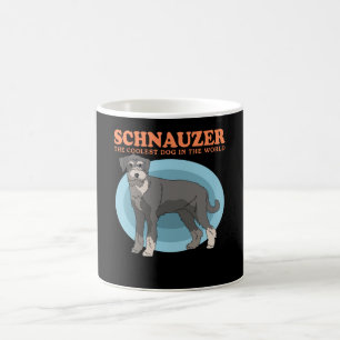Schnauzer Coolest Hund Hundar Schnauzers Kaffemugg