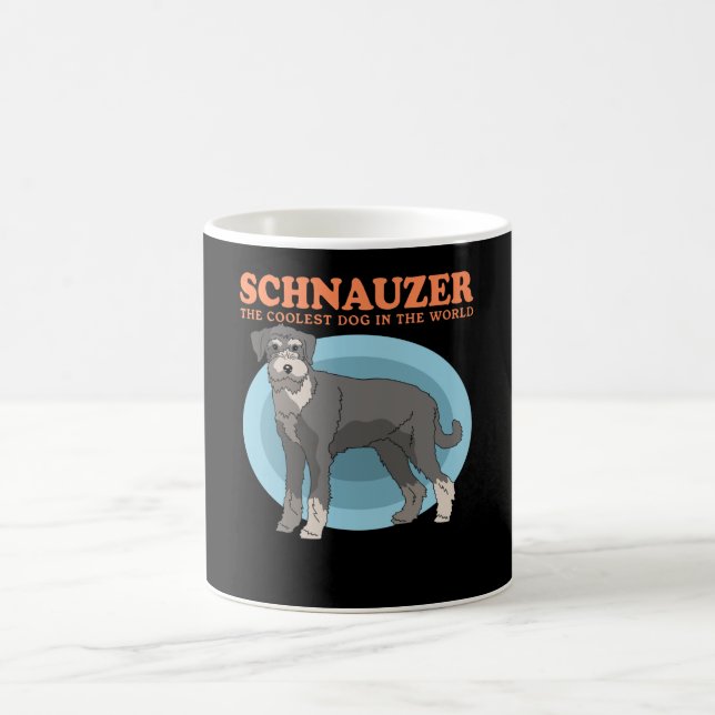 Schnauzer Coolest Hund Hundar Schnauzers Kaffemugg (Center)