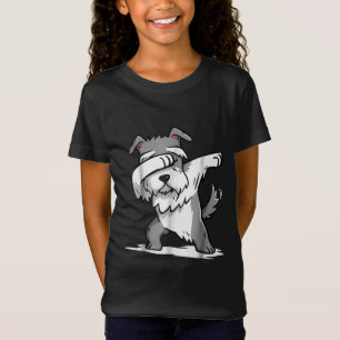 Schnauzer Cute Dabbing Funny Dab Dance Gift T Shirt