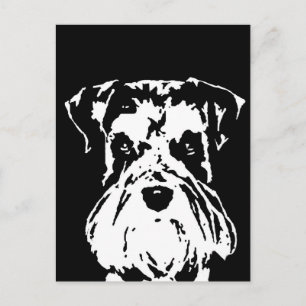 Schnauzer-gåvor - vykort