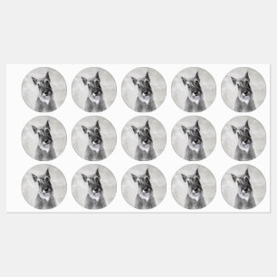 Schnauzer (Giant) - Cute Original Hund Art Klistermärke