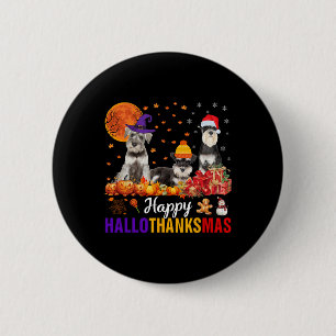 Schnauzer Hallothanksmas Halloween Thanksgiving Xm Knapp